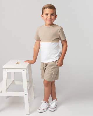 Crew Neck Waffle Cotton Leisure Set
