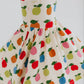 Good Apples Kids - 3/4 Sleeve Twirl Dress in Apples