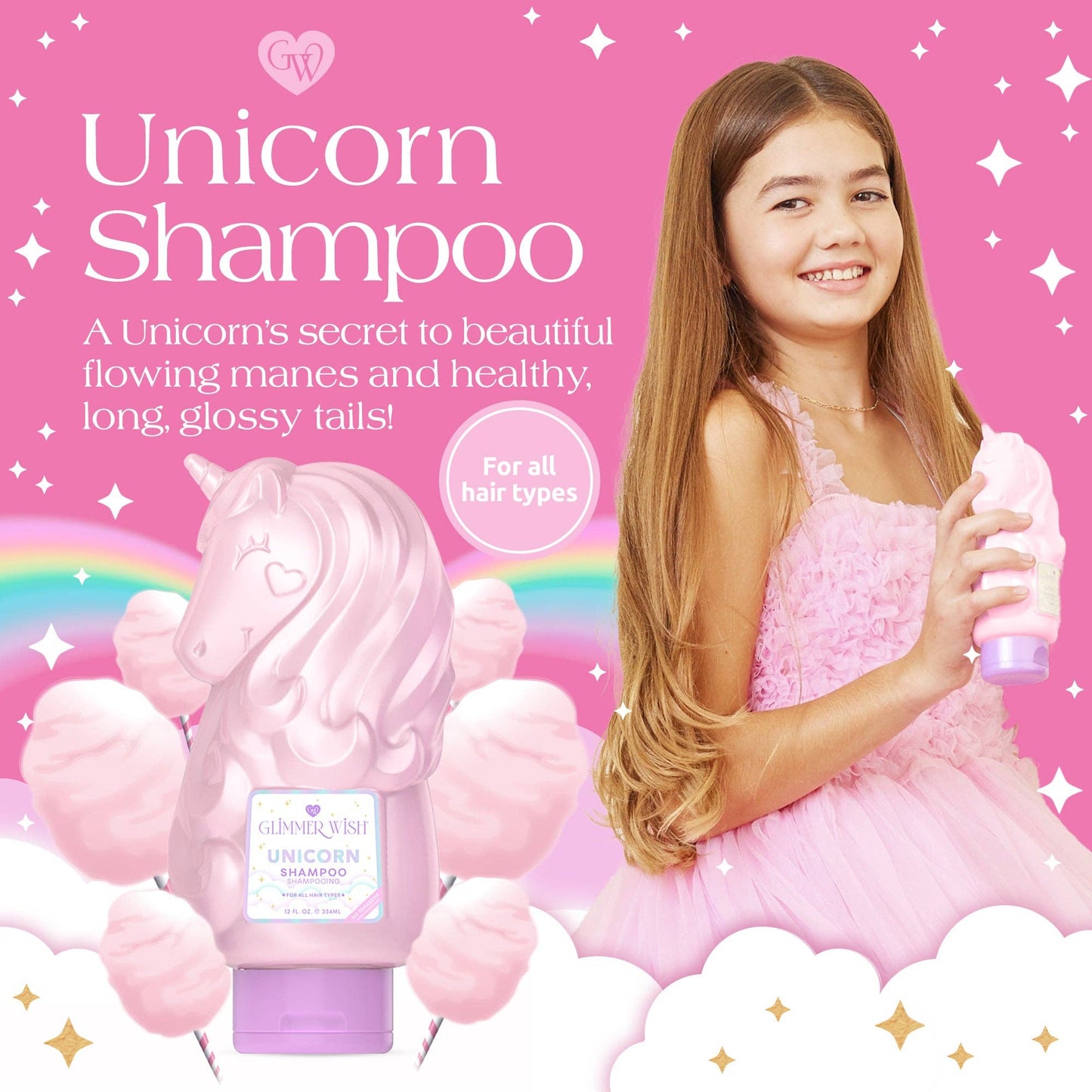 Glimmer Wish - Unicorn Shampoo — Fragrance Free & Dye Free