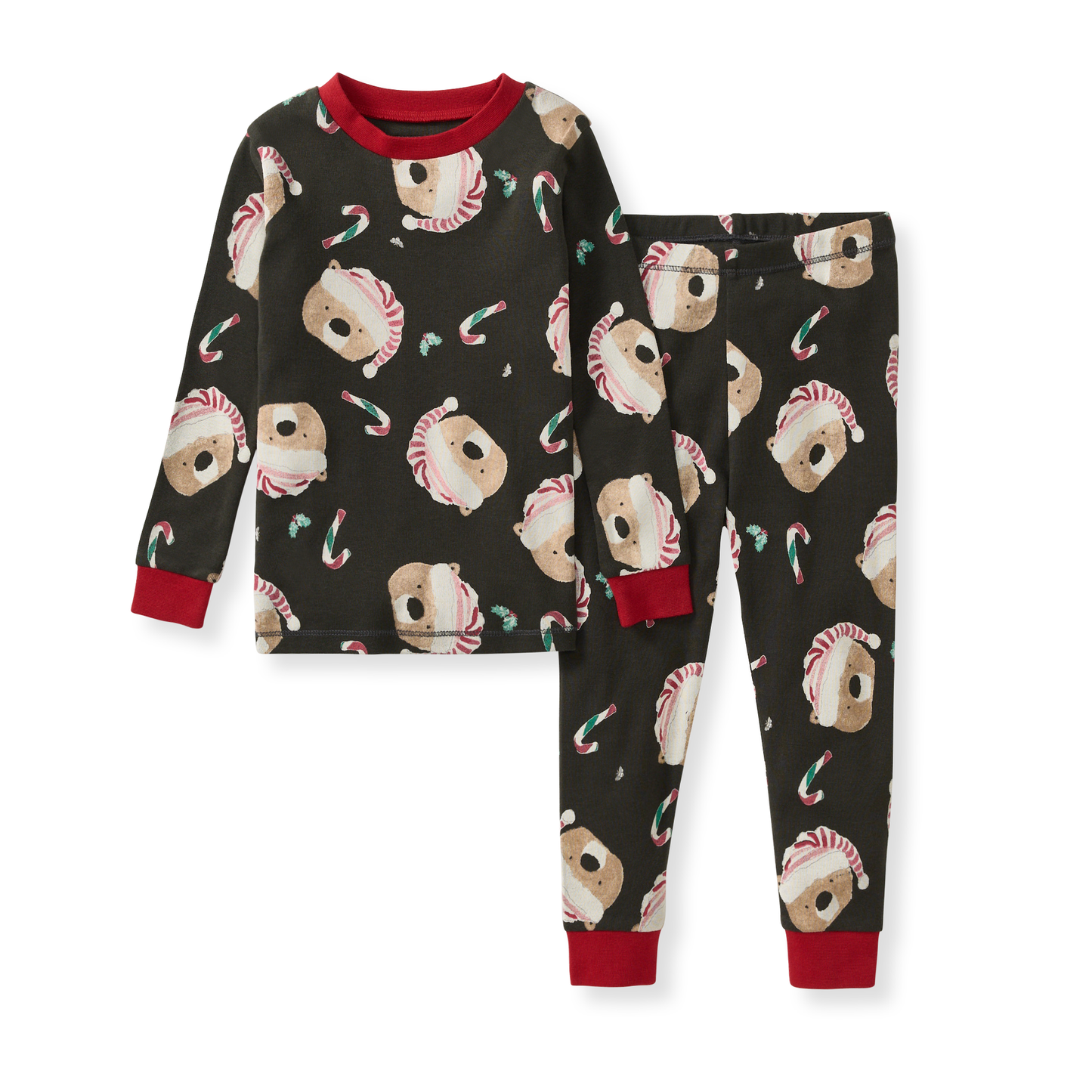 Burt's Bees Baby - Candy Cane Bears Matching Family Pajamas