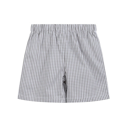 Light Gray Mallard Smocked Shirt and Shorts