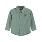 Lil Cactus - Sage Green Mallard Boys Dress Shirt