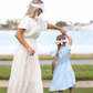 Bits & Bows - Patriotic Hearts Bow Visor (Youth/Junior)