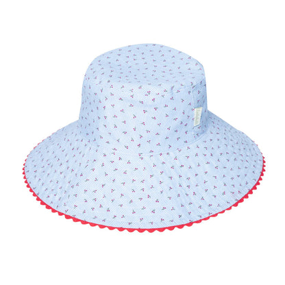 Rockahula Kids - Cherry Gingham Reversible Sun Hat 3-6 Years