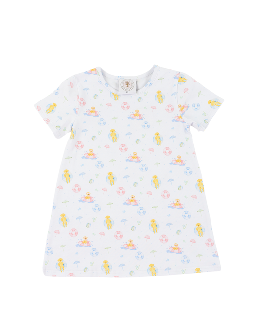Cypress Row Childrens - Poolside Paws Susie Swing Dress