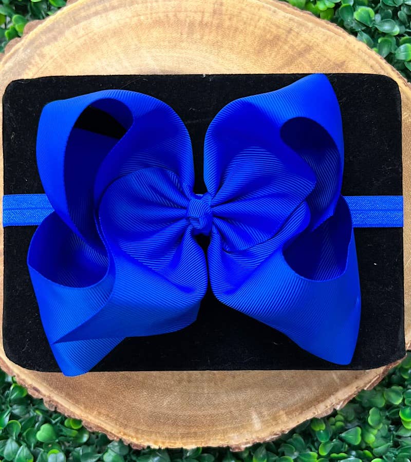 13 PIECE 6.5"HEADBAND BOW!  HB-2024H1