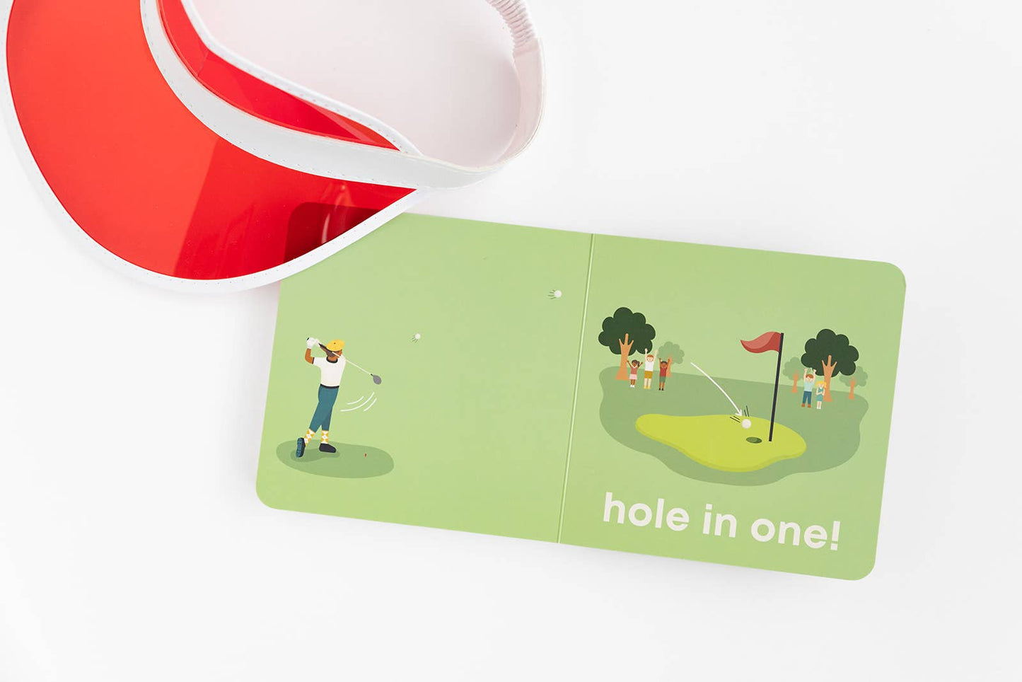 Left Hand Book House - Golf Baby- Board Book