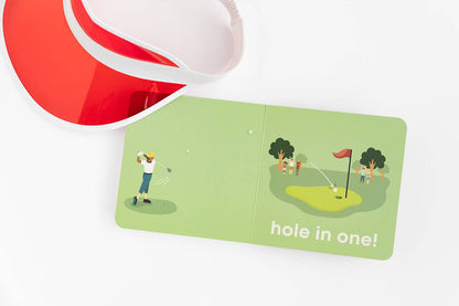 Left Hand Book House - Golf Baby- Board Book