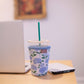 Frederick Family Co. - Iced Coffee Sleeve, Cute Reusable  Cup Holder Drink Sleeve, Coffee Lover Gift, Cold Drink Sleeve for Iced Coffee Cups