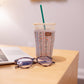 Frederick Family Co. - Iced Coffee Sleeve, Cute Reusable  Cup Holder Drink Sleeve, Coffee Lover Gift, Cold Drink Sleeve for Iced Coffee Cups