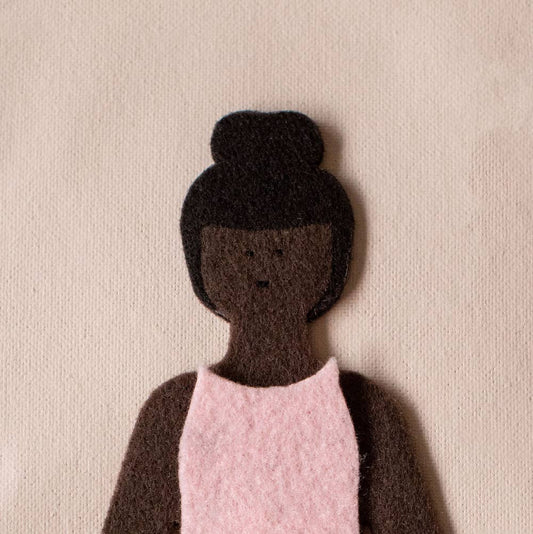 Lowercase Toys - Felt Doll - Starter Girl in Cocoa