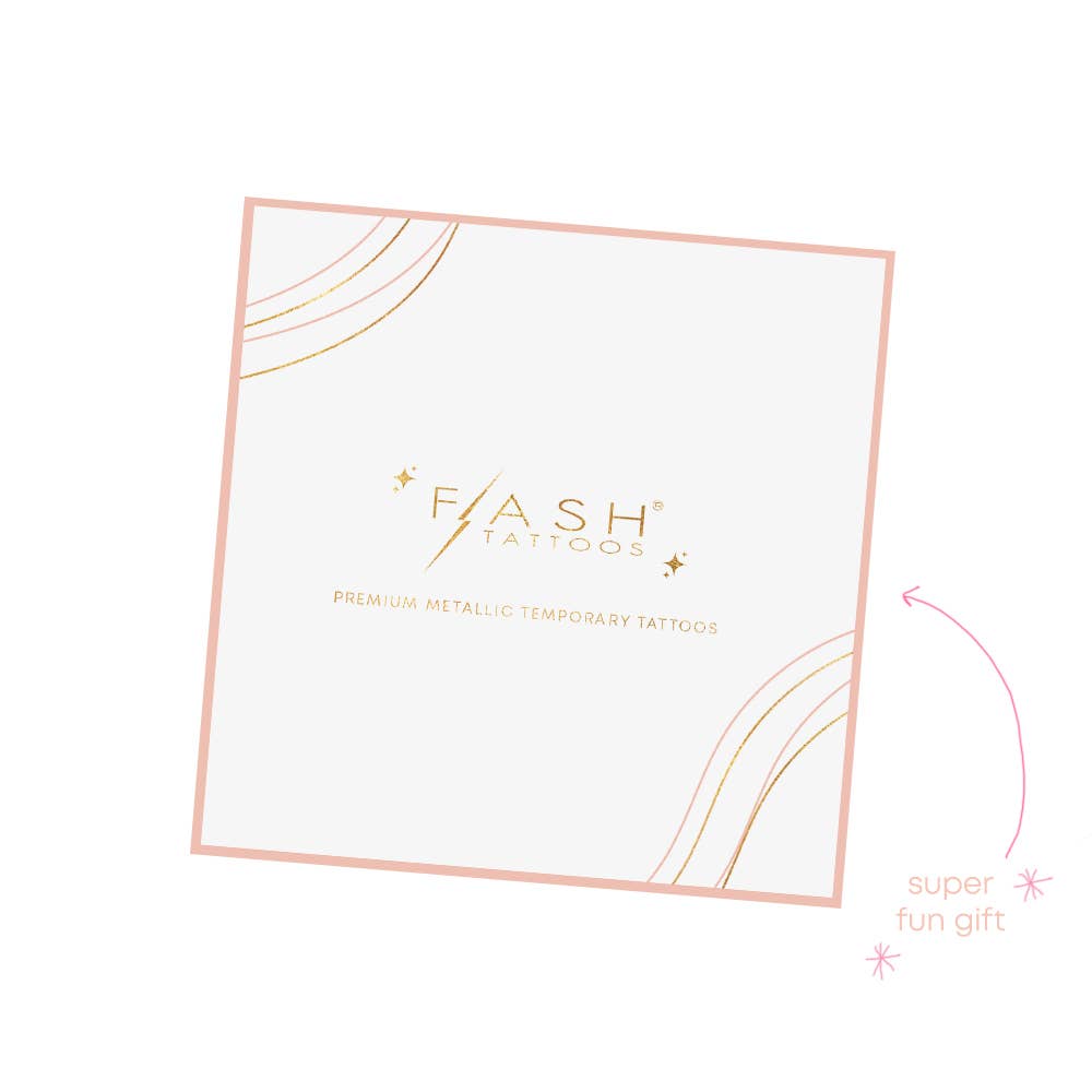 Flash Tattoos - Dew Drops Eye Jewel Temporary Tattoo