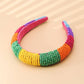 JOSSLYN by wall to wall - COLORFUL SEED BEADED HEADBAND | 40HB126