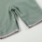 Lil Cactus - Sage Green Mallard Smocked Overalls