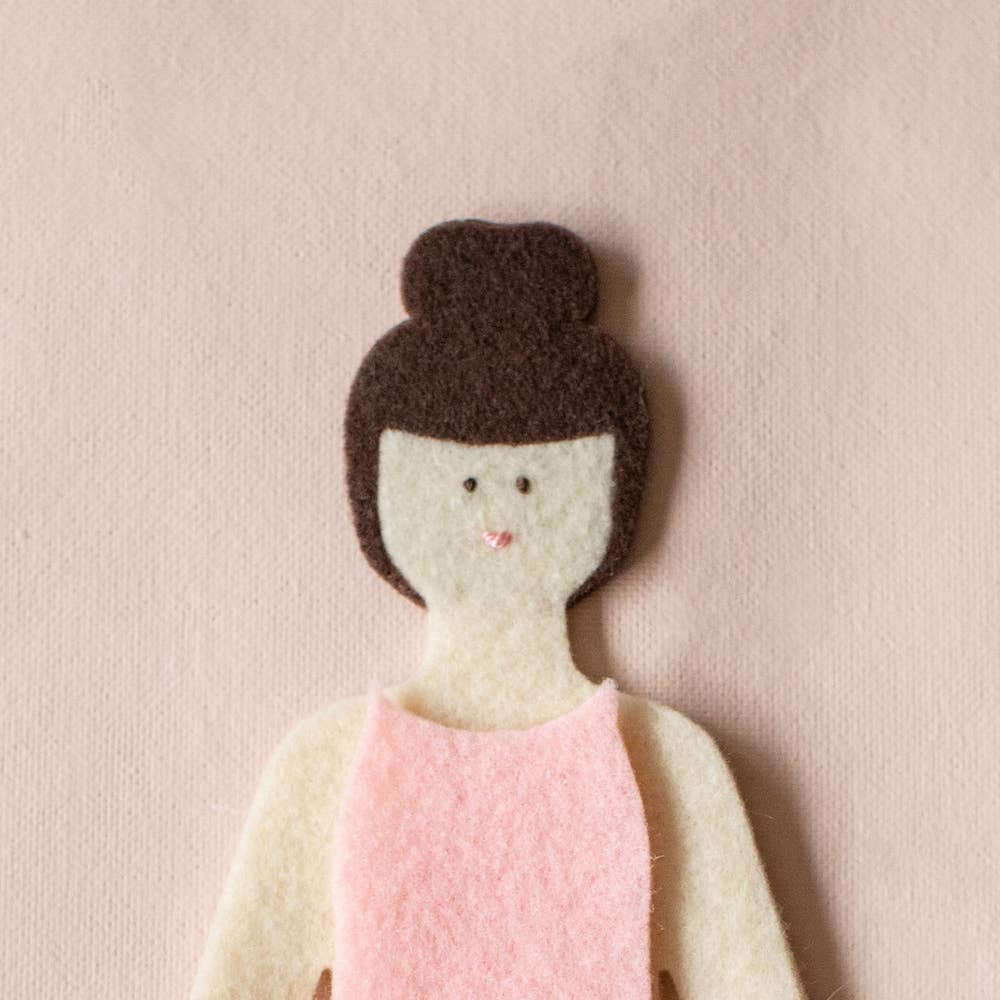 Lowercase Toys - Felt Doll - Starter Girl in Hazelnut