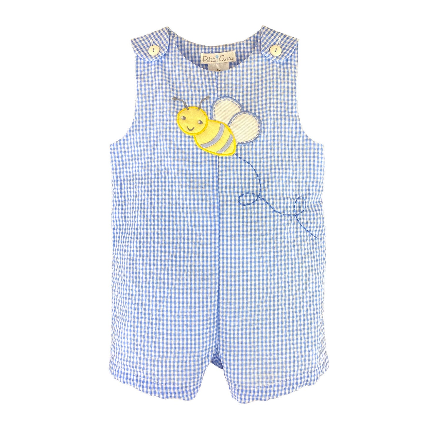 Petit Ami & Zubels - Bee Applique Sunsuit
