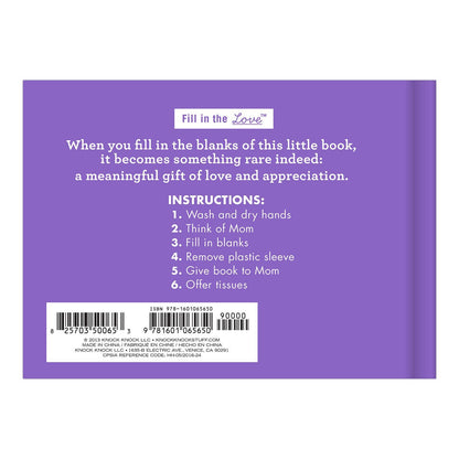 Hachette Book Group - What I Love about Mom  Fill in the Love® Book