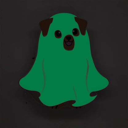 Bewaltz - Halloween GLOW-IN-THE-DARK Ghost Dog Handbag