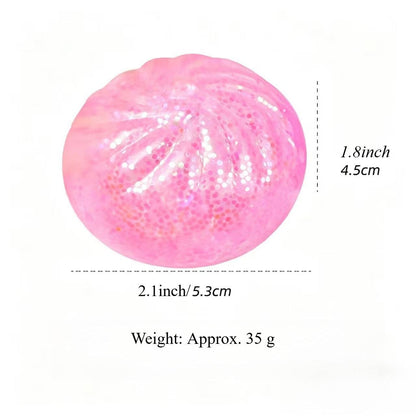 Liffy - Sparkle Bead Filled Dumpling Shape Fidget Stress Toy