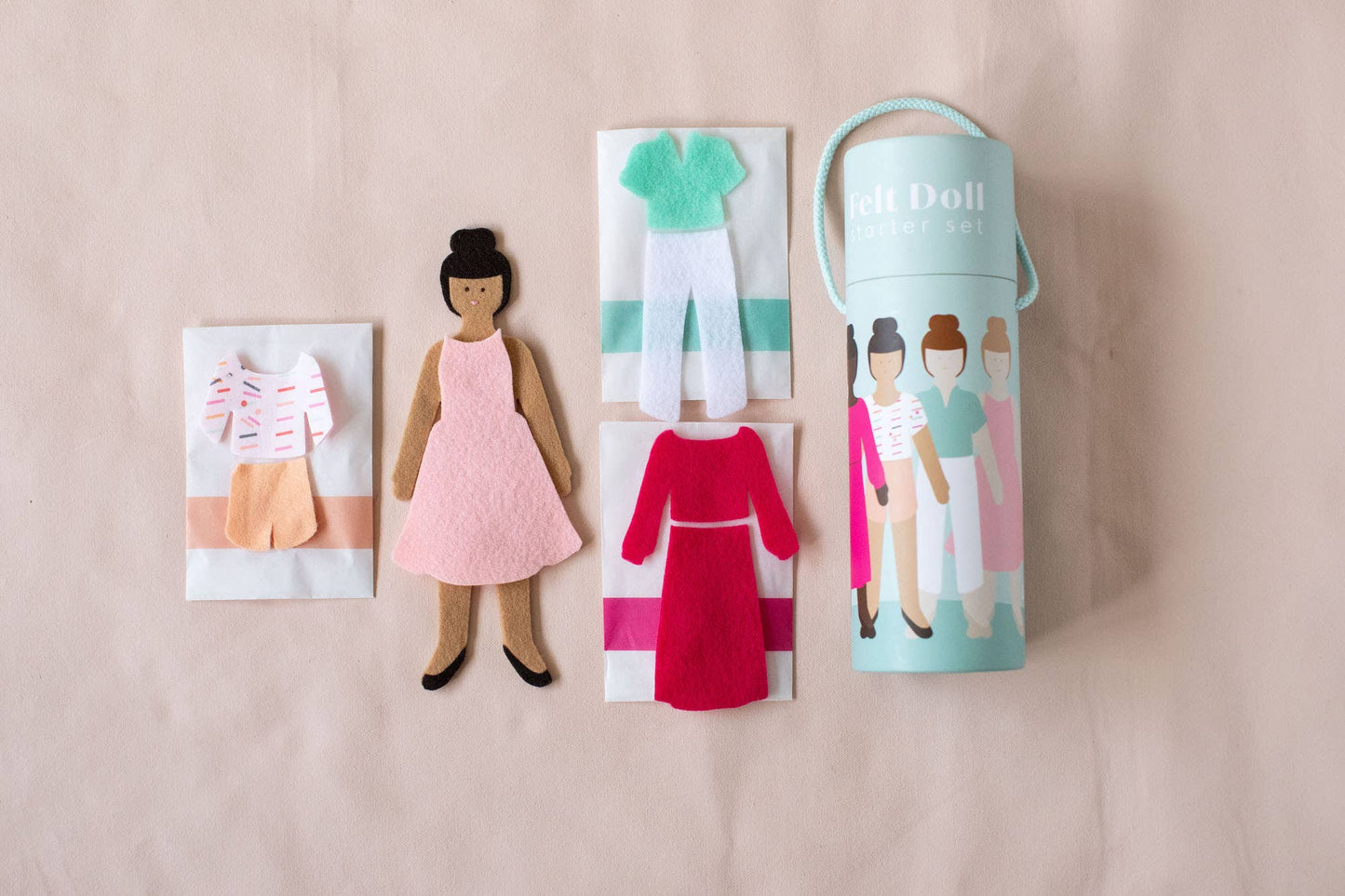 Lowercase Toys - Felt Doll - Starter Girl in Caramel