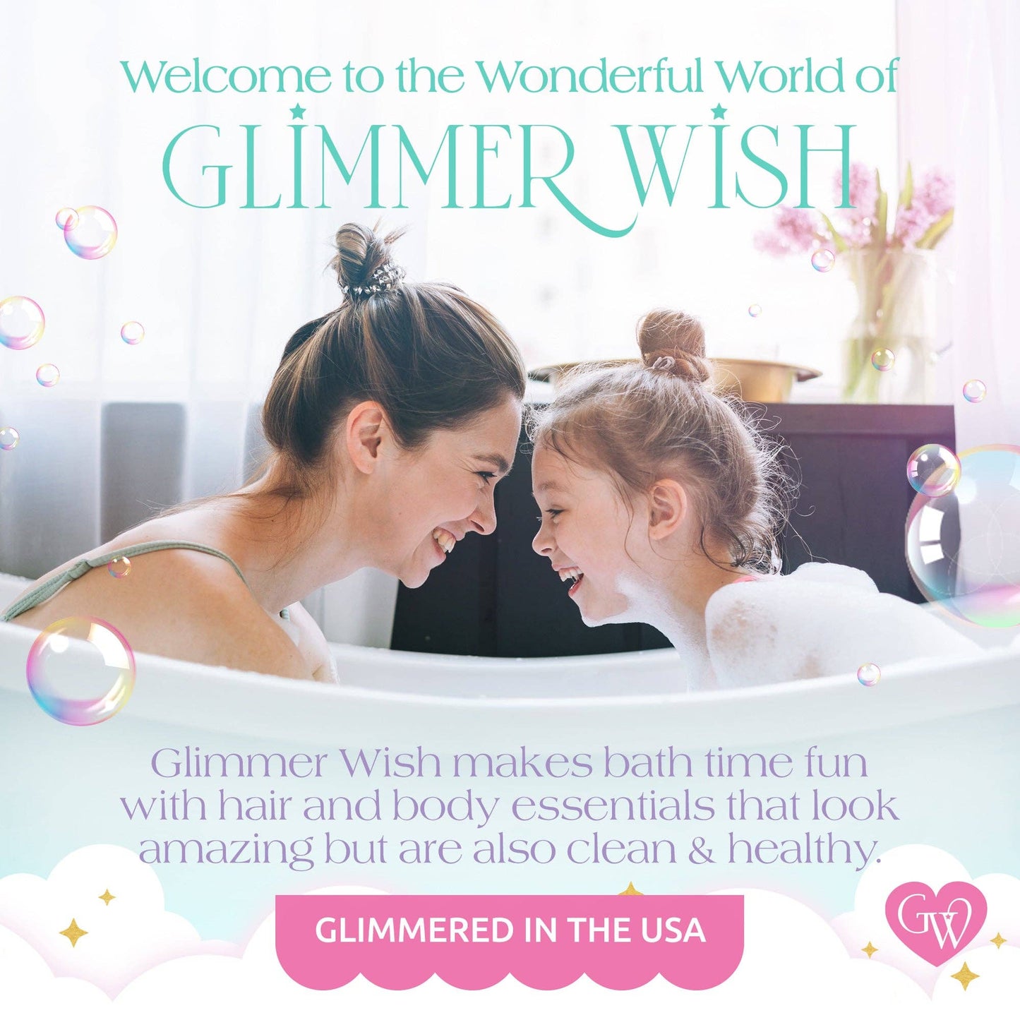 Glimmer Wish - Unicorn Body Wash— Fragrance Free & Dye Free