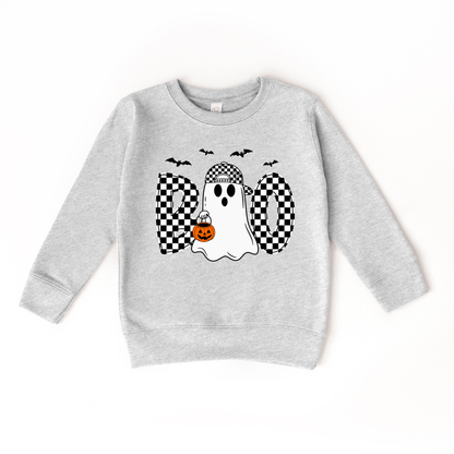 Benny & Ray Apparel - Boo bats spooky ghost boy Halloween Kids Sweatshirt