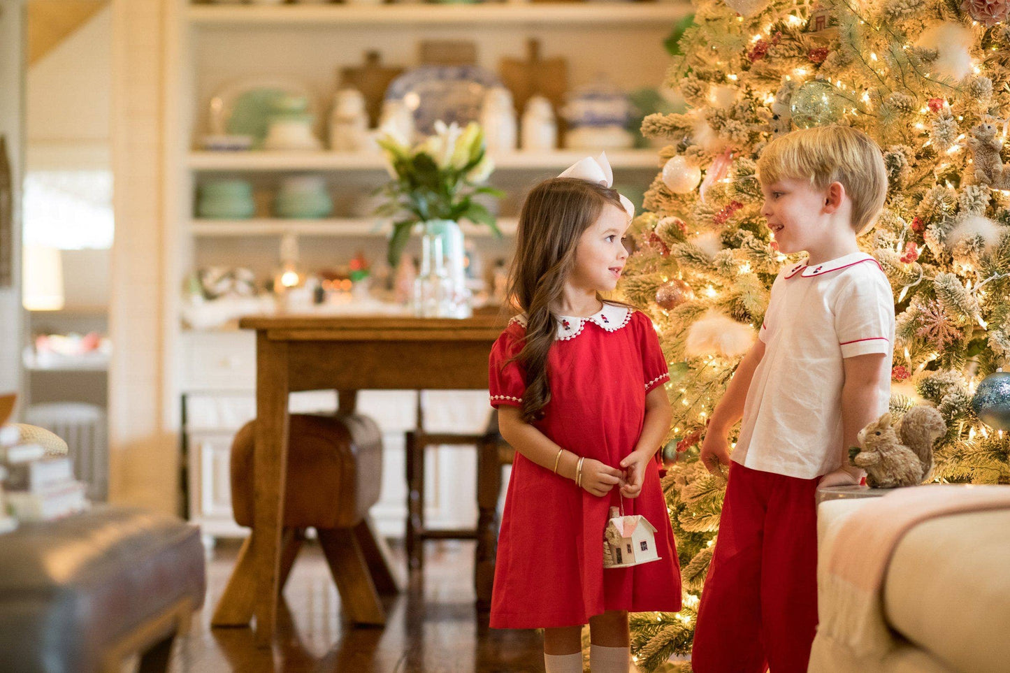 The Oaks Apparel Company - Sharon Red Toy Soldier Dress