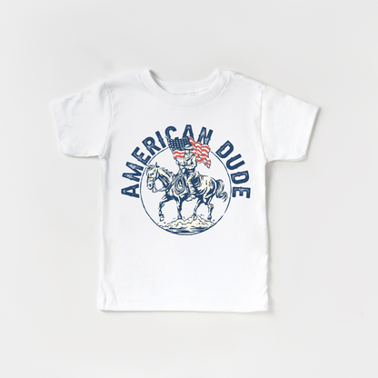 Benny & Ray Apparel - American Dude Boy 4th of July Kids Shirt