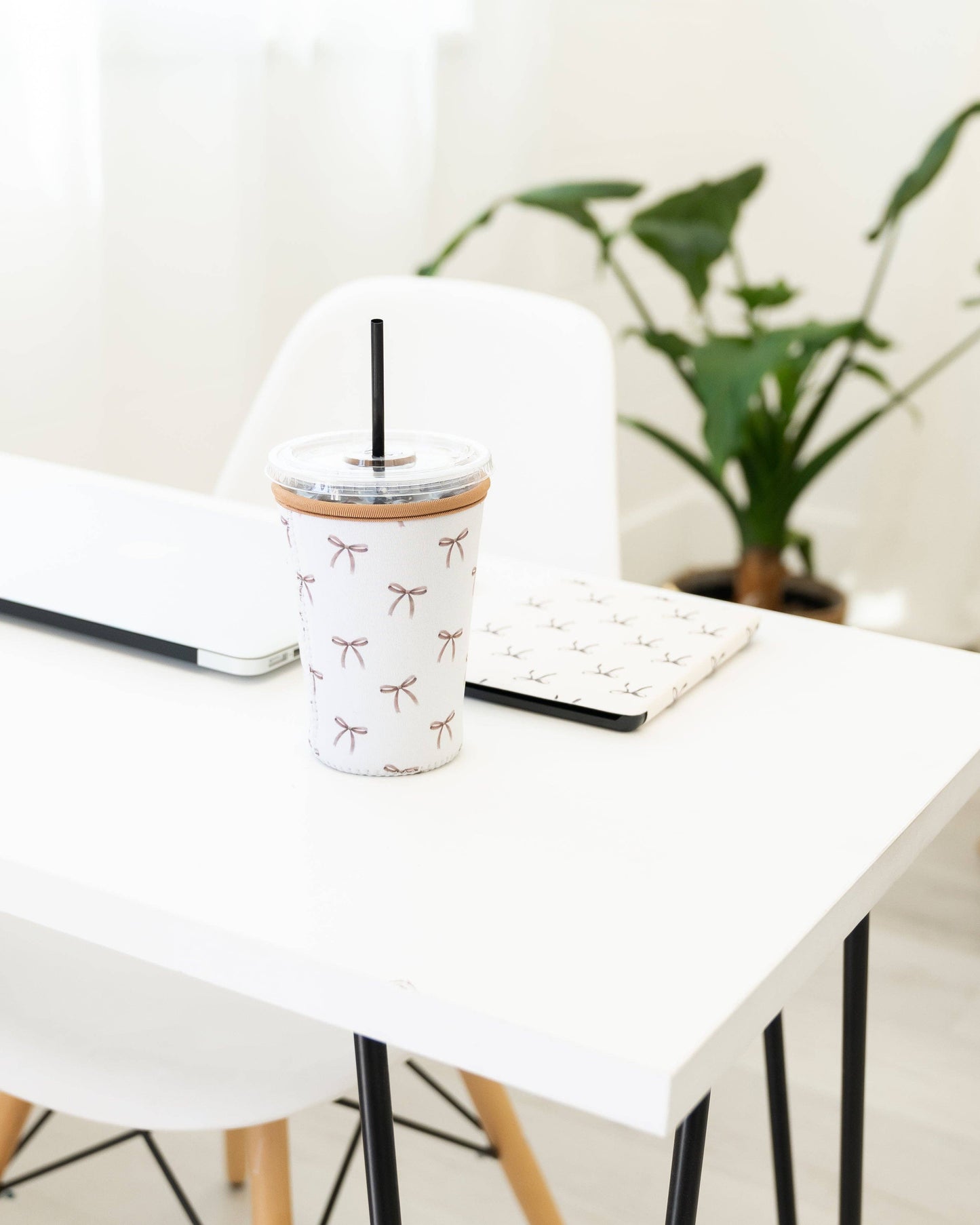 Frederick Family Co. - Iced Coffee Sleeve, Cute Reusable  Cup Holder Drink Sleeve, Coffee Lover Gift, Cold Drink Sleeve for Iced Coffee Cups