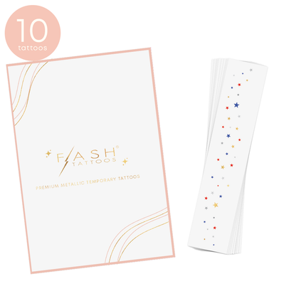 Flash Tattoos - USA STARRY FRECKLES temporary tattoos - freckle face patch