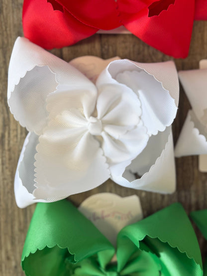 Just For Fun Threads - Scallop Edge Hair Bows