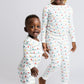 Monica + Andy - Holiday Kids Two-Piece Pajama Set_Holiday Tree Lights