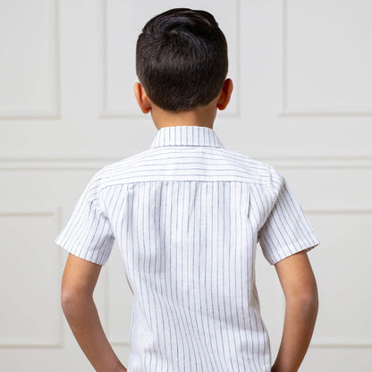 Linen Short Sleeve Button Down Shirt