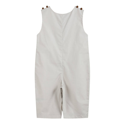 Lil Cactus - Light Gray Mallard Duck Overalls