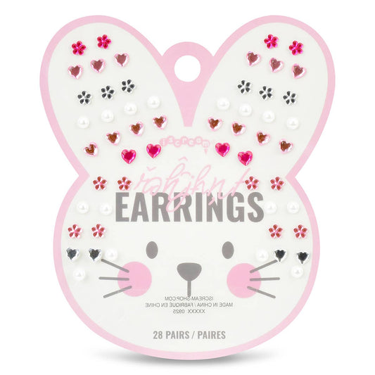 Iscream - Bunny Stick On Earrings