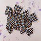Tiny Wonders Bows - Halloween Checkered