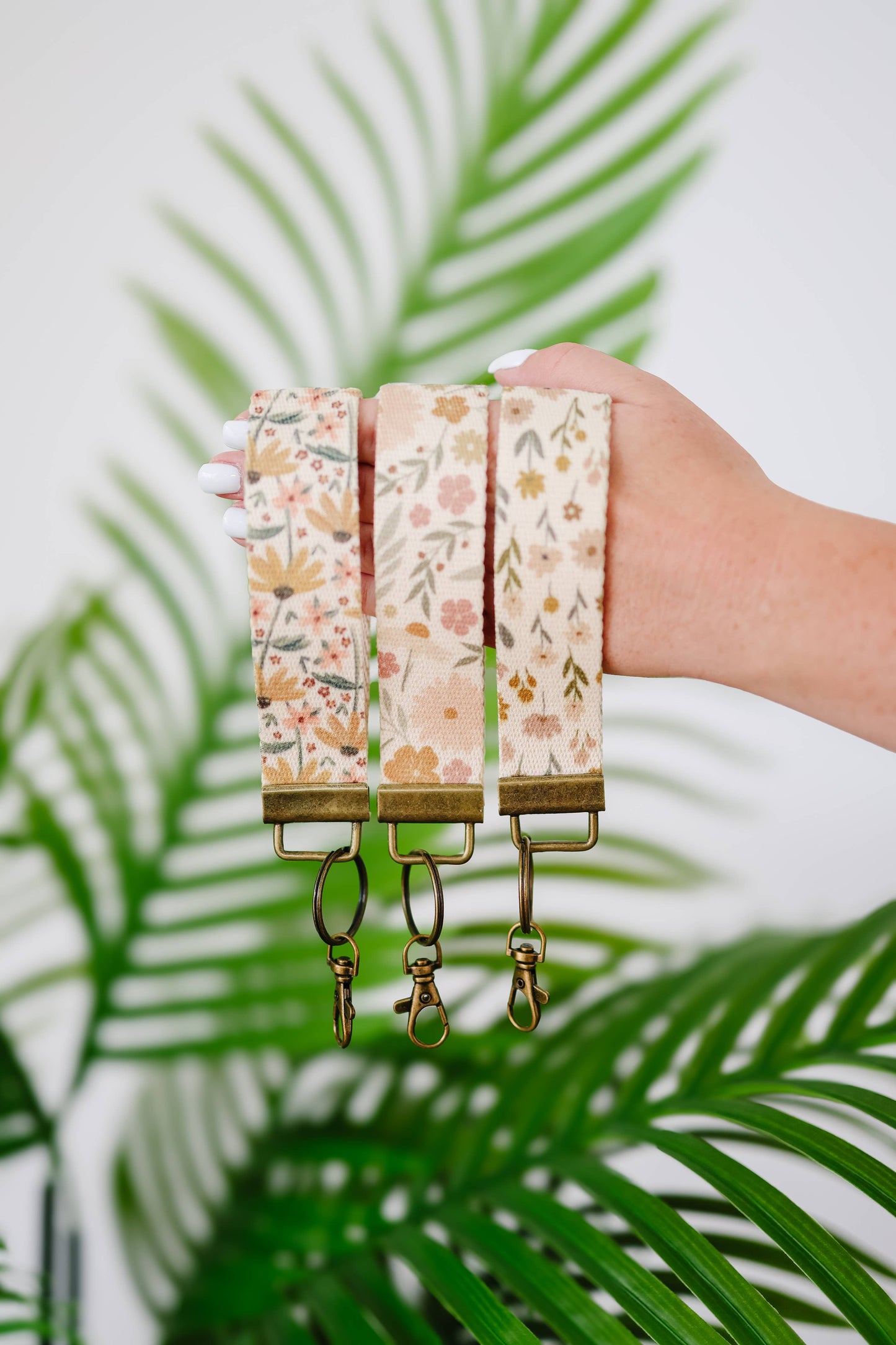 Frederick Family Co. - Canvas Wristlet Lanyard Keychain -  Car Key Fob Holder