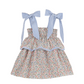 Sophie & Lucas Girl - Americana Bow Dress Blue Floral
