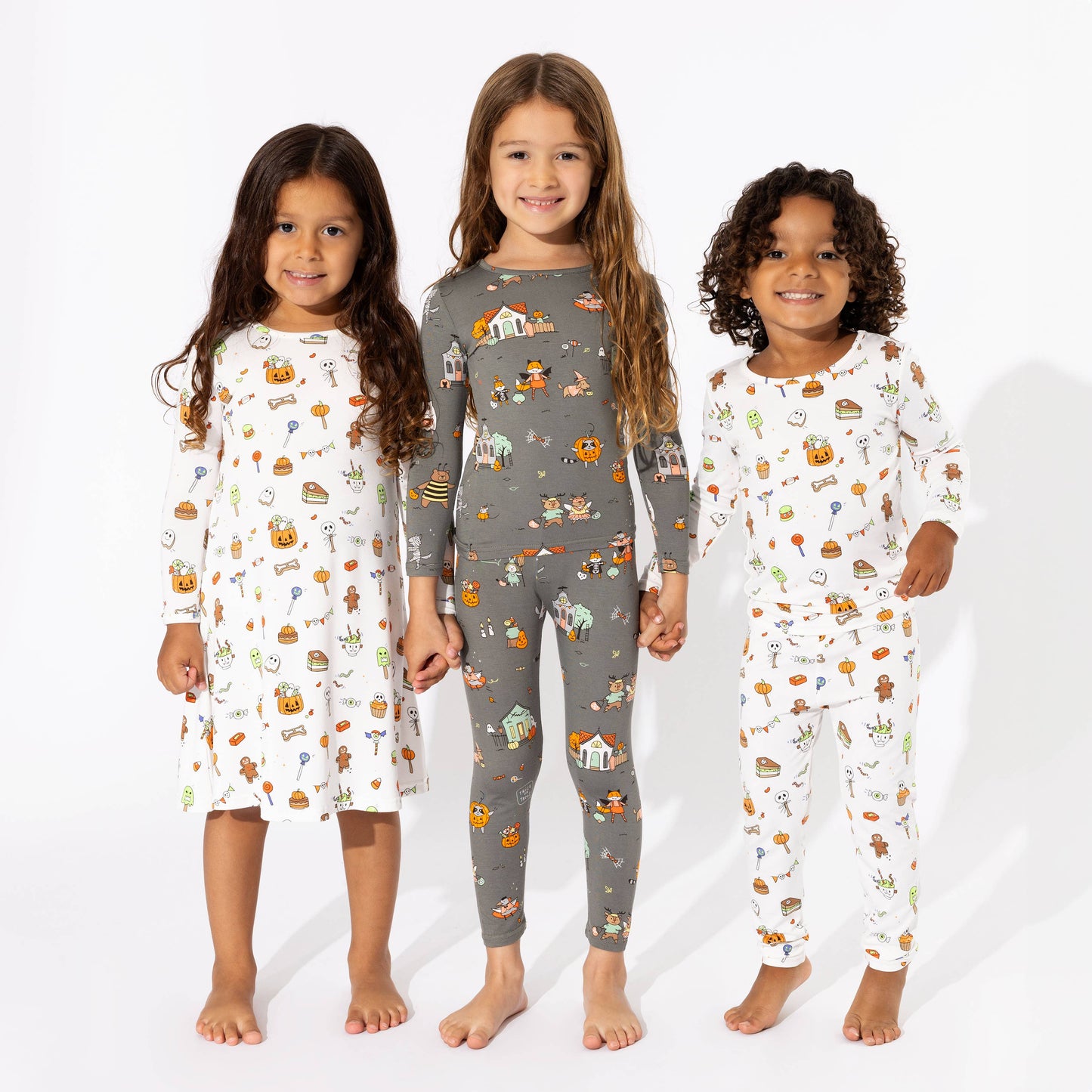 Bellabu Bear - Halloween Treats Bamboo Kids Pajamas