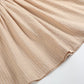 Lil Cactus - Light Brown Smocked Ruffle Dress