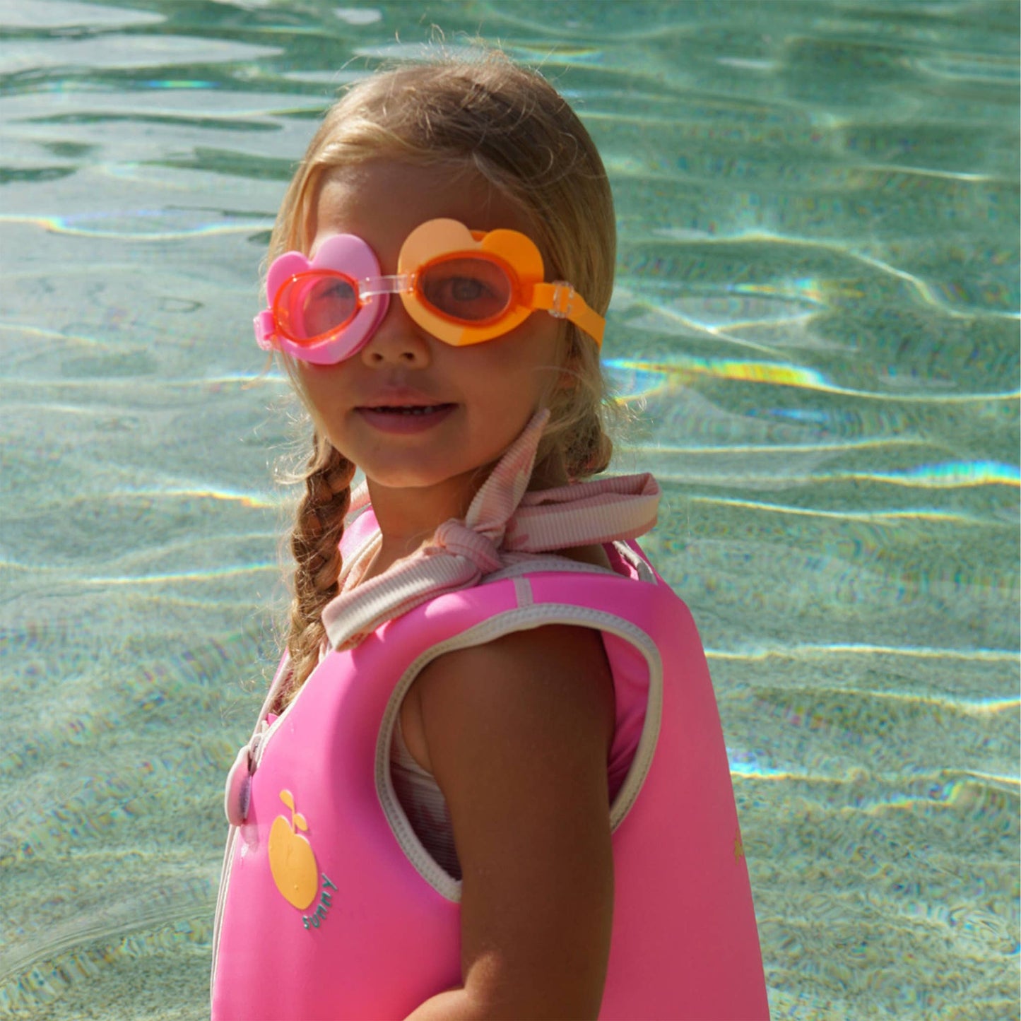 Sunnylife - Swimming Goggles Poppy the Peach Multi