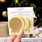 Black Bow Studio - Delivered By Santa Christmas Embossed Rosette Stickers