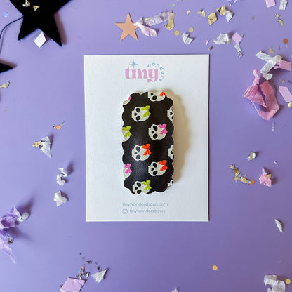 Tiny Wonders Bows - Skulls with Bows, snap clip