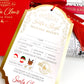 Black Bow Studio - Santa's Sleigh Delivery Receipt Christmas Gift Tag