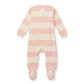 Burt's Bees Baby - Rugby Stripe Organic Cotton Sleep & Play - Pink Sand