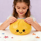 Auraquise - Large Jumbo Mystery Squishy Dumpling Realistic Steamed Bun Stress Relief Squeeze Toy