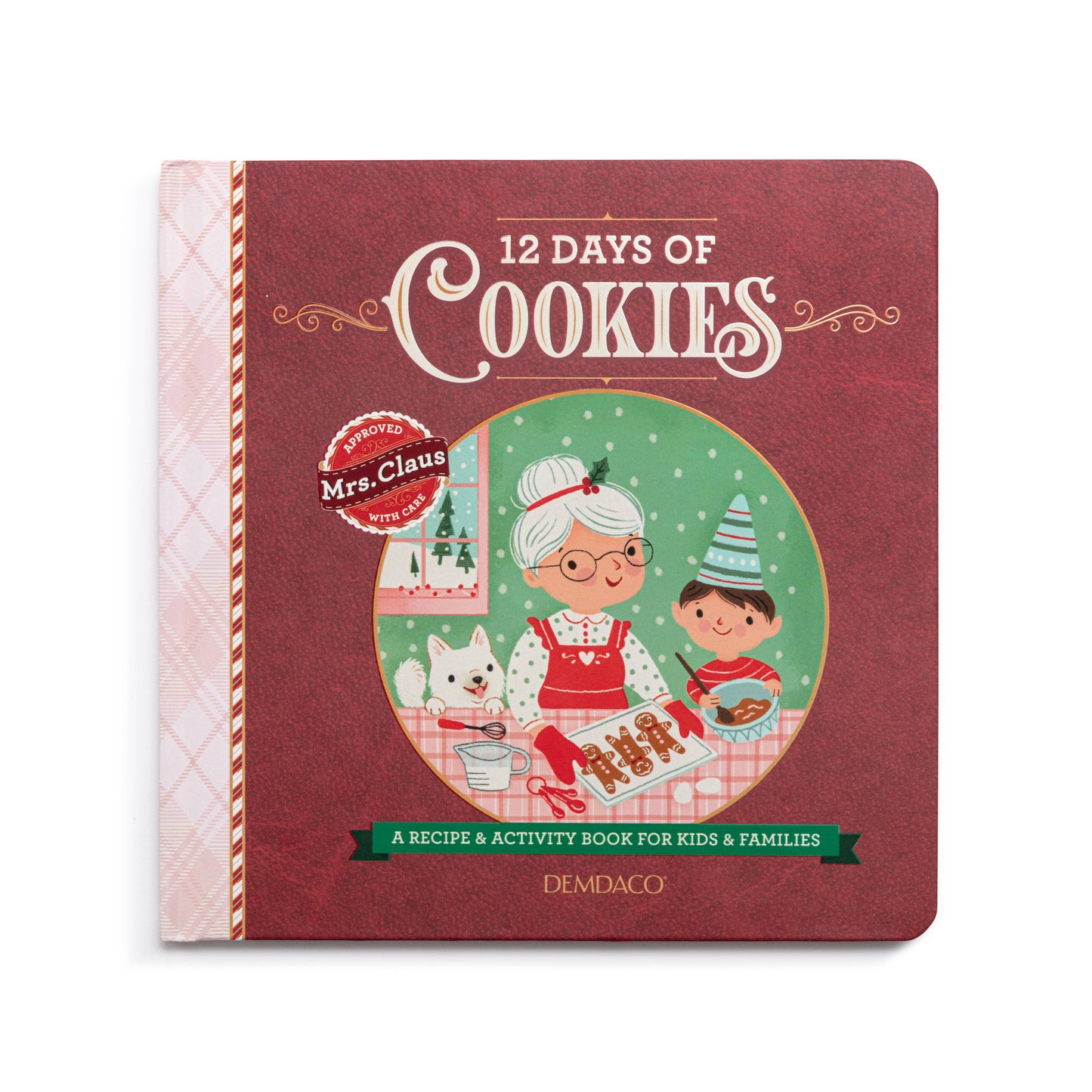 DEMDACO - 12 Days of Cookies Countdown Recipe Book - 8x8in