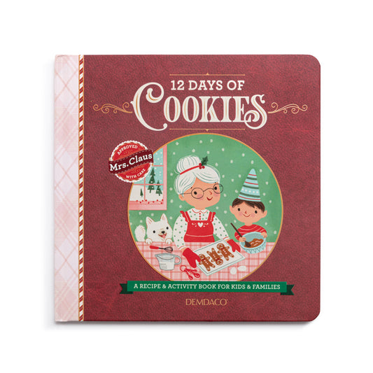 DEMDACO - 12 Days of Cookies Countdown Recipe Book - 8x8in