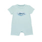Saltwater Boys Company - Boys Marlin SS Graphic Tee Romper- Aqua