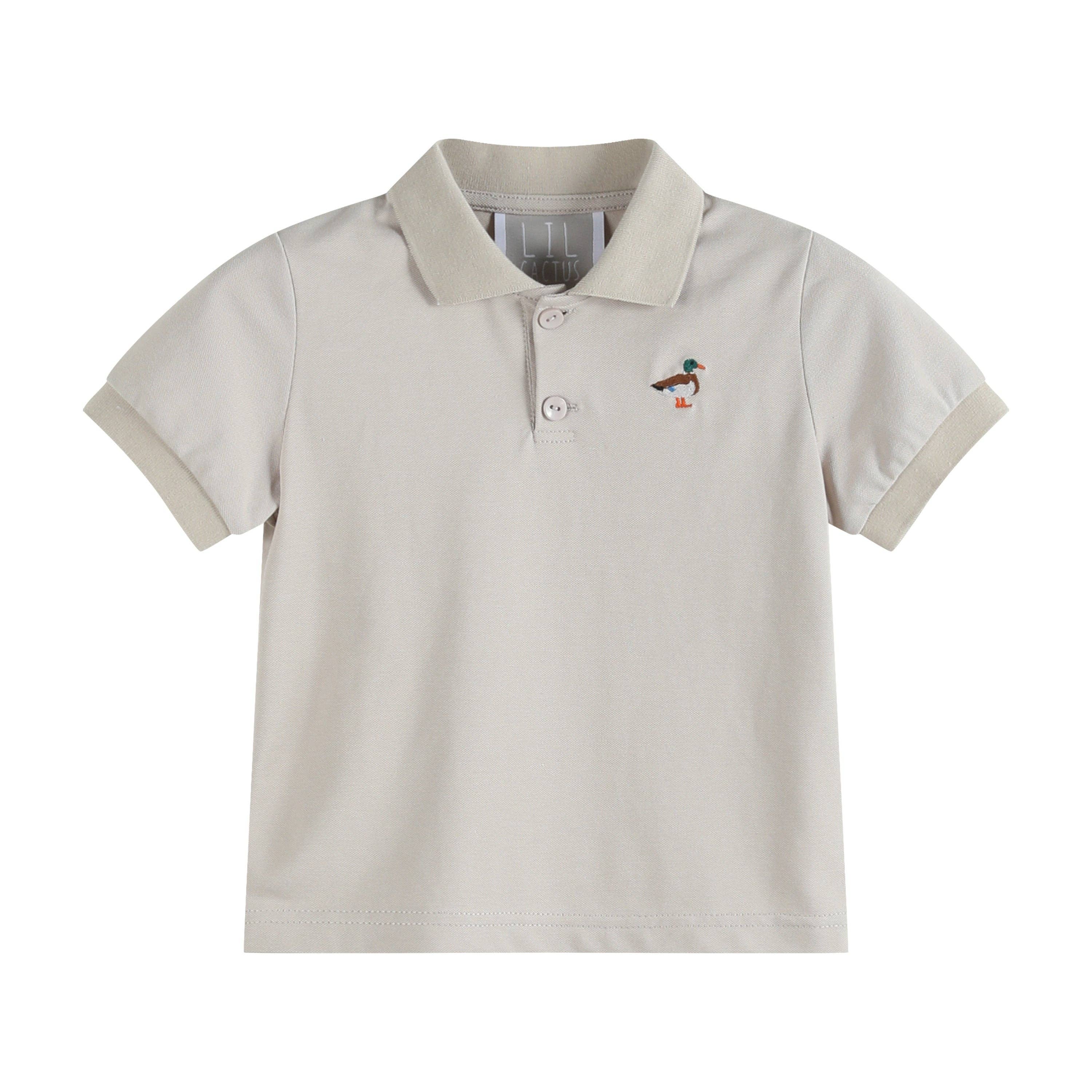 Libbo Light Brown Mallard Duck Golf Polo Shirt – Libbo Love